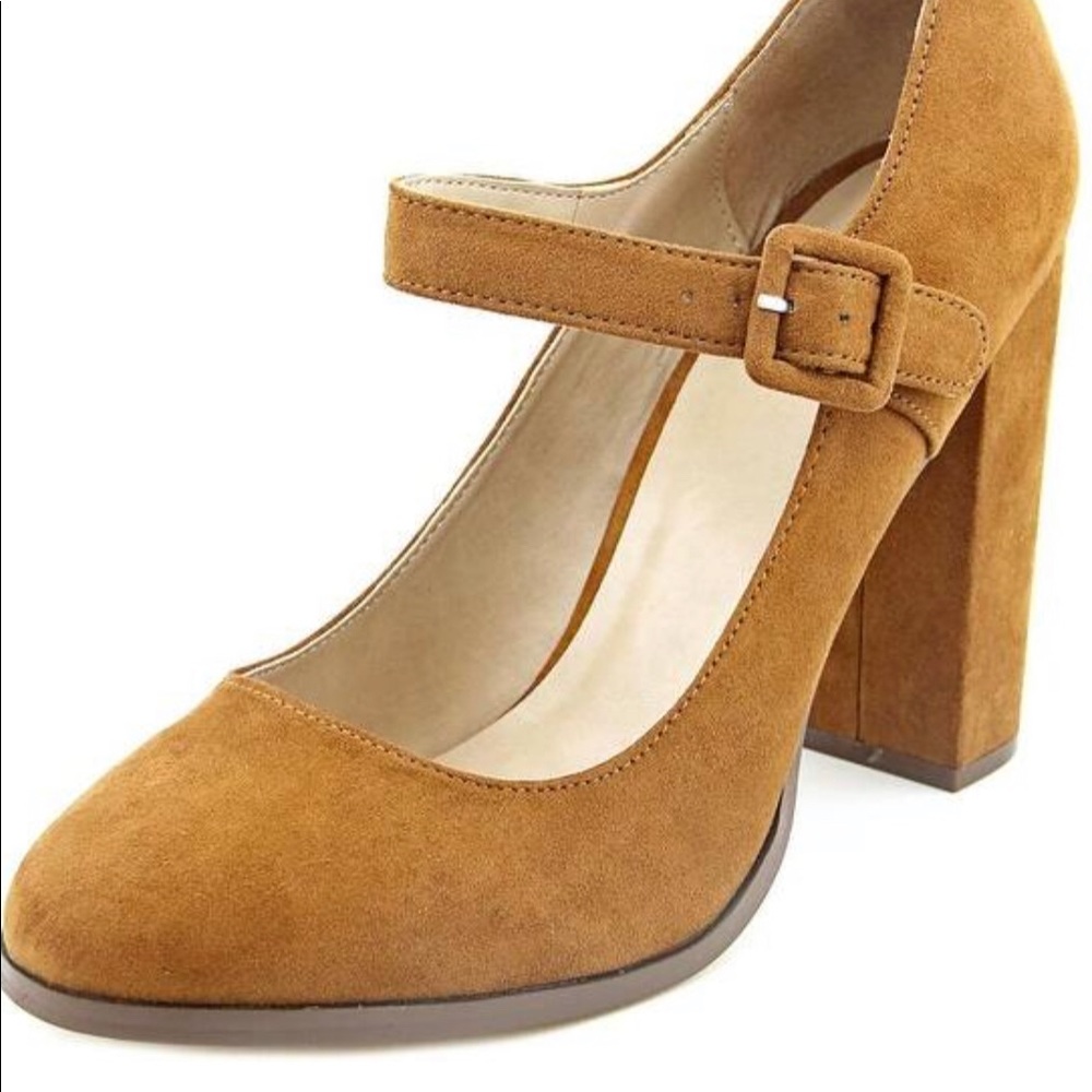 Mix No. 6 Azuviel Cognac/Bronze Mary Jane Pumps 10